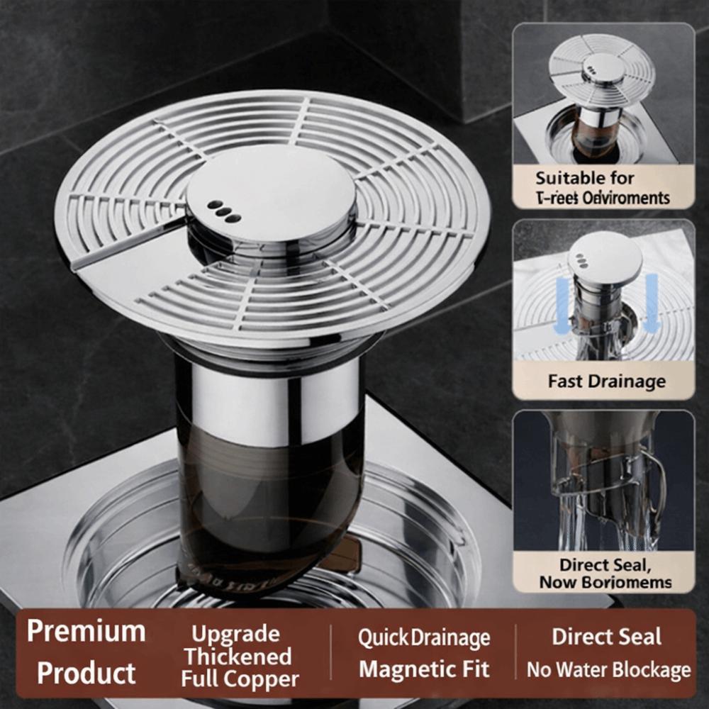 Universal Floor Drain Core Self-draining Hair Removal Filter for Household Bathroom