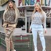 Women's Casual Fleece Hooded Two-Piece Sweatshirt Set - Loose Fit, Autumn/Winter 2023 Style