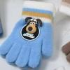 Children's Flip-Top Fleece Gloves: Warm, Thick, Half-Finger Design for Autumn/Winter