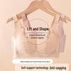 Mom's Seamless Mulberry Silk Lace Bra - Adjustable, Wire-Free, Plus Size