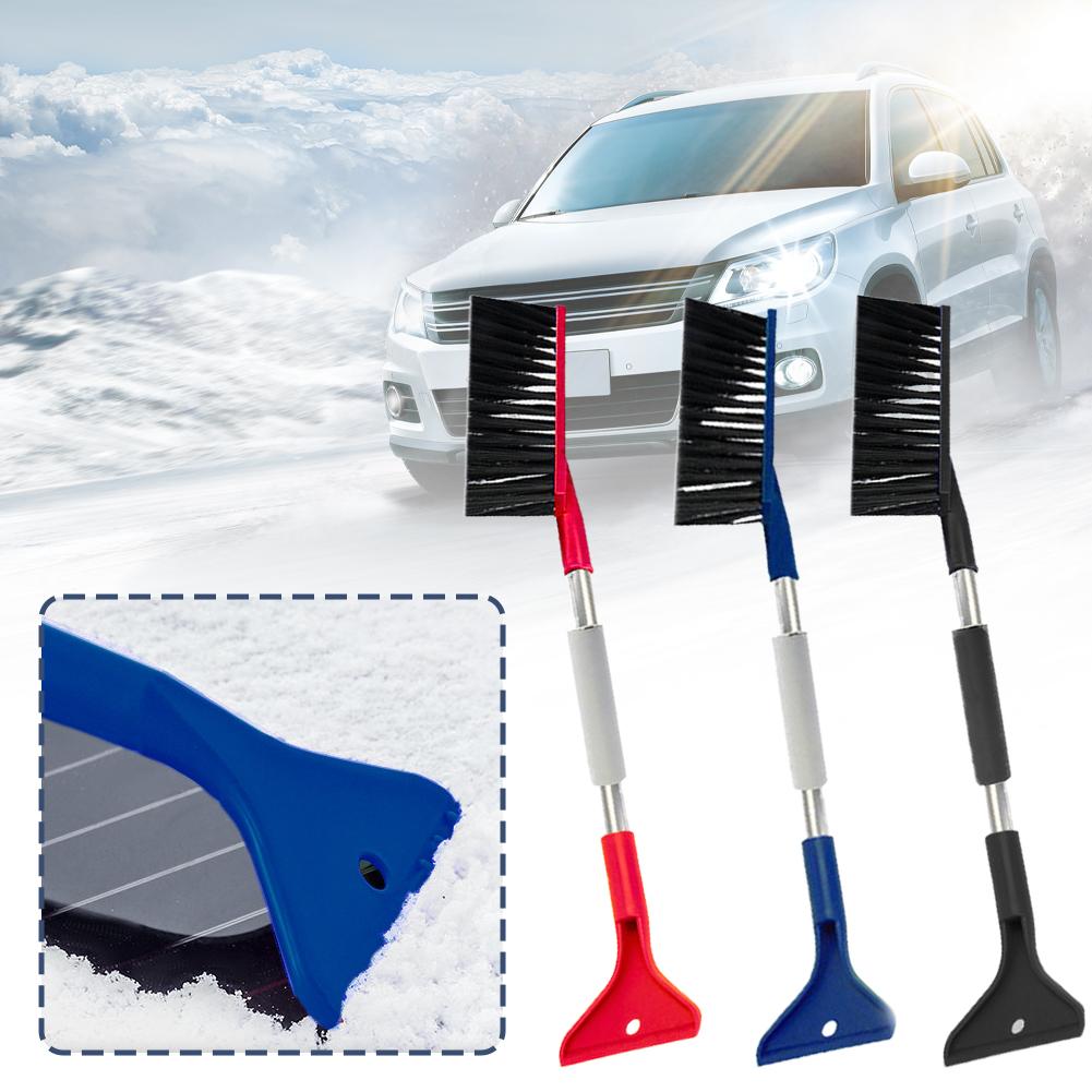 Extendable Car Snow Shovel Ice Scraper Winter Auto Windshield Cleaner Brush Detachable Broom Snow Removal Tool Accessories