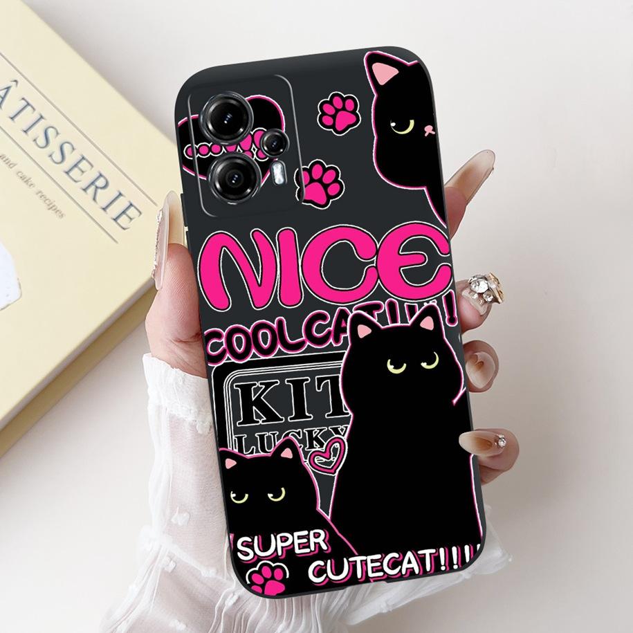 For Motorola Moto G13 G23 Case Lovely Panda Daisy Painted Cover Soft Silicone Phone Case For Moto G23 G 13 MotoG13 MotoG23 Coque