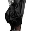 2025 New Korean Niche Design Drawstring Pleated Backpack Women Commuting Versatile Casual Lightweight Small Backpack