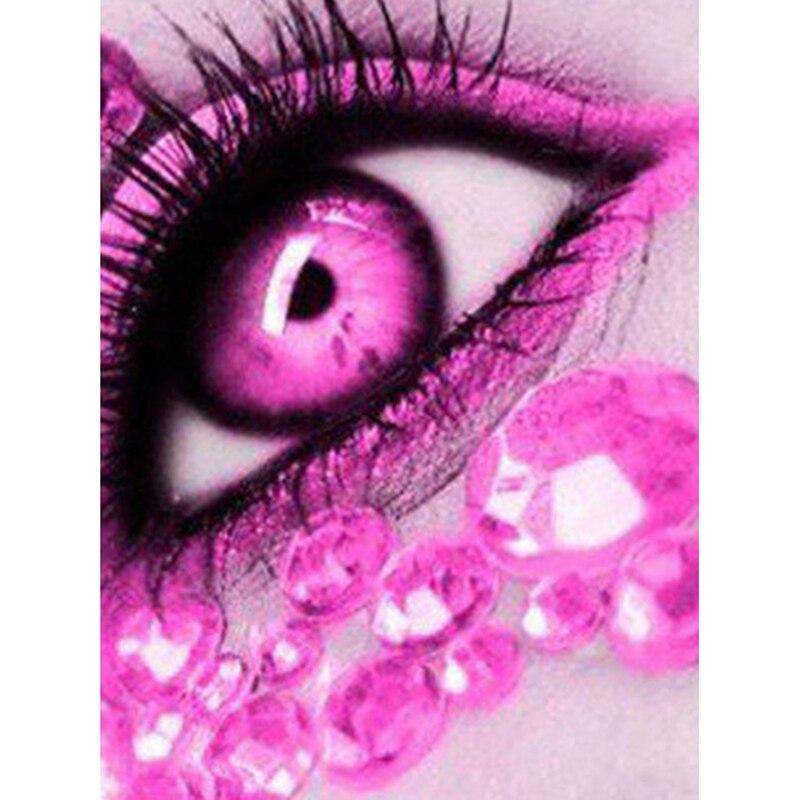 Eye DIY 5D Diamond Painting Full Round Drill Cartoon Diamond Embroidery Cross Stitch Mosaic Rhinestone Wall Art Home Decor