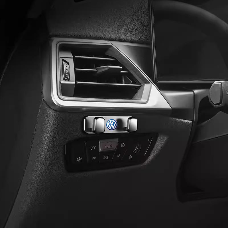 Swe3Cârlige pentru Mașină Suport Interior pentru Depozitare Cablu USB Căști Cheie Cârlig de Agățat pe Perete Pentru Volkswagen VW RLine R Golf Teramont Amarok T5 T4