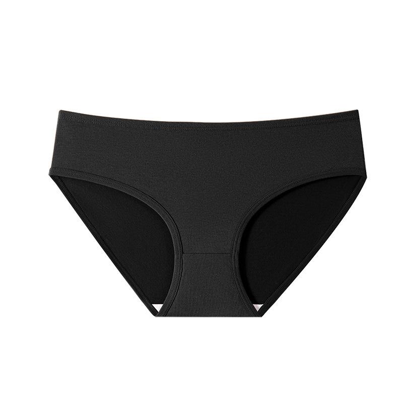 Large Size Women Spring and Autumn Cotton Without Trace High Bounce Not Clip Hip Waist Triangle Briefs