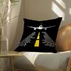 Pinyinletterflightgiftaireraftpilot Pillow Case Pillowcase, Double-Sided Printed, Sofa Cushion, Bedroom Headboard