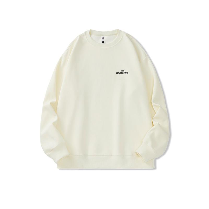 

Осенний вышитый свитер мужской американский повседневный модный бренд с длинными рукавами свободная круглая горловина внутренняя нижняя рубашка M