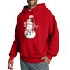 Men's Hooded Sweatshirt, Contrasting Color Sweatshirt, Sports   Casual Jacket