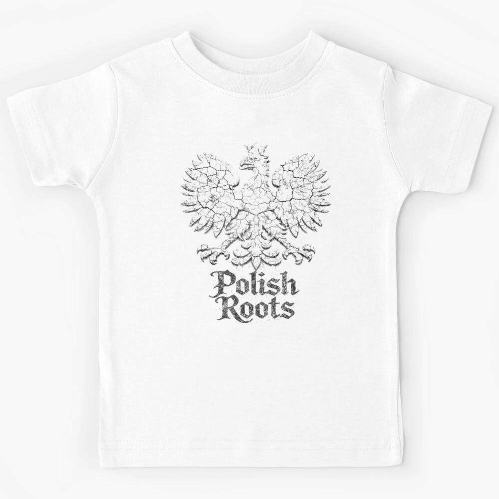 Polish Roots – Vintage Poland Eagle T-Shirt Kids T-Shirt 130