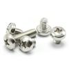 316 Stainless Steel Phillips Pan Head Machine Screw, Round Head M5/M6/M8