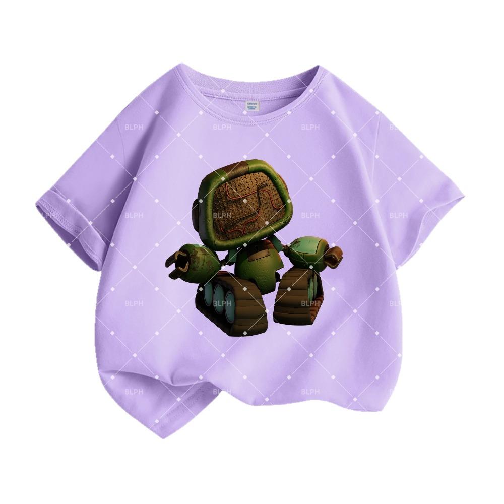 Cute Poppy Playtime Style Kids T-Shirt with Adorable Robot Design, Perfect for Zara Kids Lovers