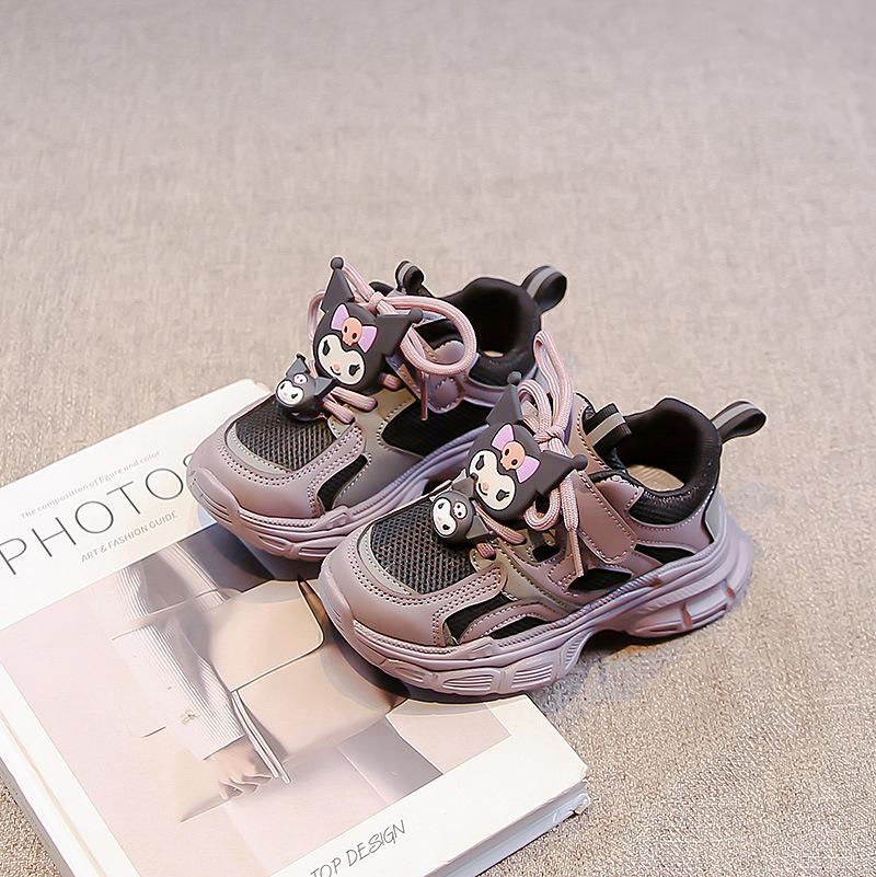 Girl Kuromi Fashion Cartoon White Sneakers Anime Autumn Student Wear-Resistant Non-Slip Children's Casual Shoes New