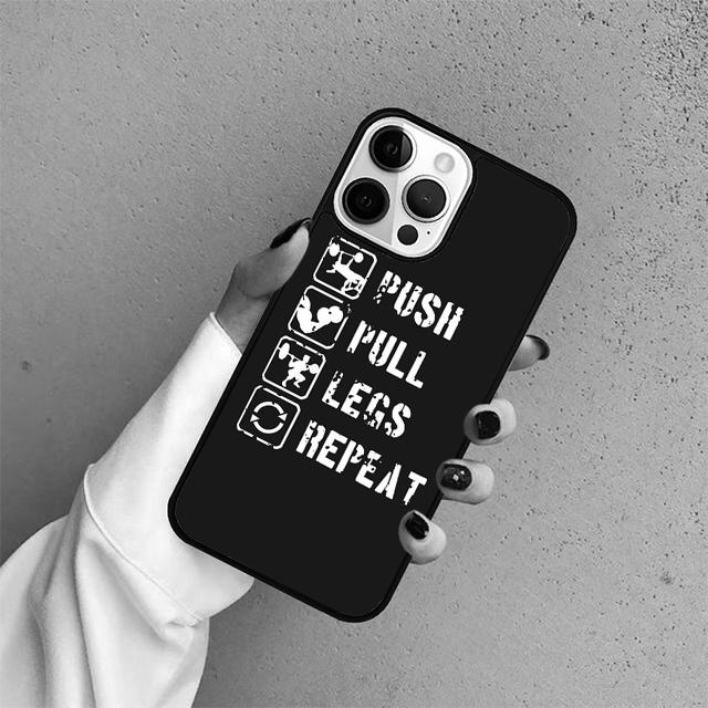 Motivational Gym Fitness Phone Case Cover For iPhone 17 Air 15 16e 14 13 11 12 Pro Max Max Plus Back Coque shell