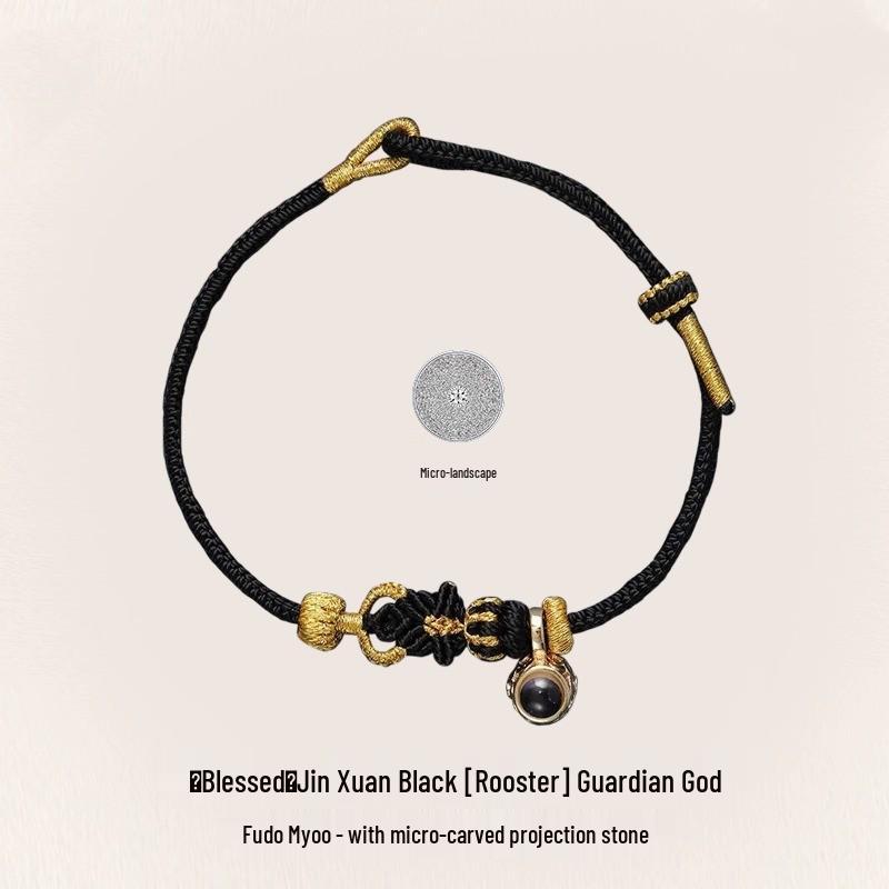 2026 Guardian Deities Zodiac Red Handwoven Bracelet