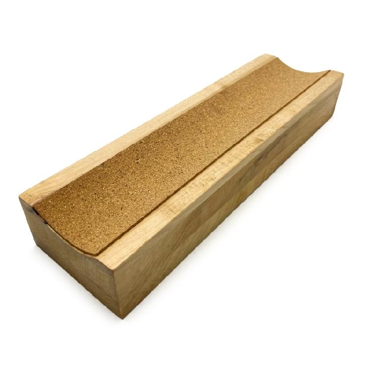 1 Stück Gitarrenbass-Halsstütze Gitarre Buchenholz Halsstütze Langer Halsstützständer