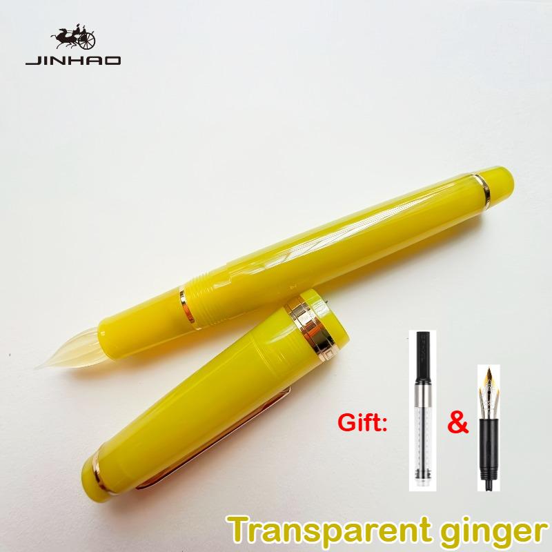 JINHAO 82 Glass Dip Pens One Stroke Two Styles with Fountain Pen Nib Ink Converters Calligraphy Pen Stationery School Supplies