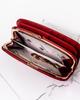 Large women's wallet made of natural leather - Peterson
