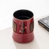 Forbidden City Red Peace Joy Cup Cup Ceramic Tea Separation Cup with Lid Filter Bubble Tea Cup Gift Making Water Cup
