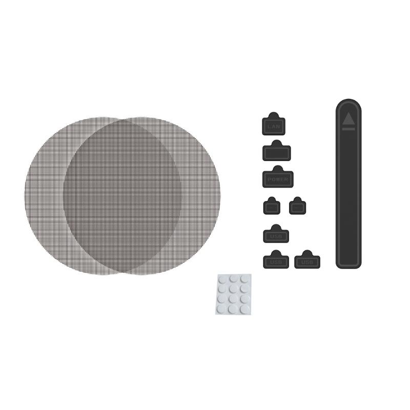 Reusable Silicone Dust Cover Set Fan Dust Cover 9Pcs Dust Plugs Console Protective Cover For Game Console Accessories 1