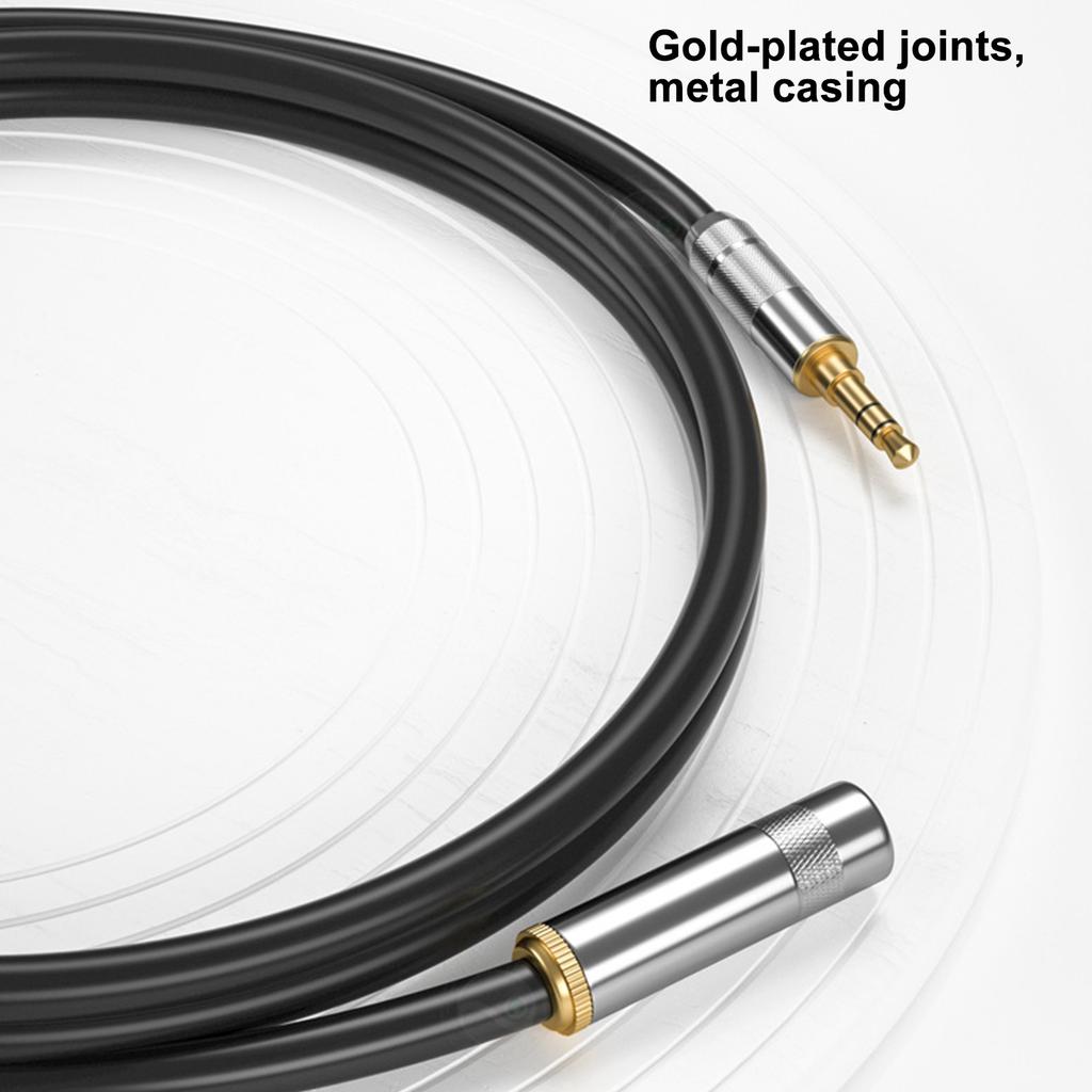 Professional 3.5mm Cable for Microphones and Phones Male to Female Connectors Wire 3.5 AUX Cord Multiple Length