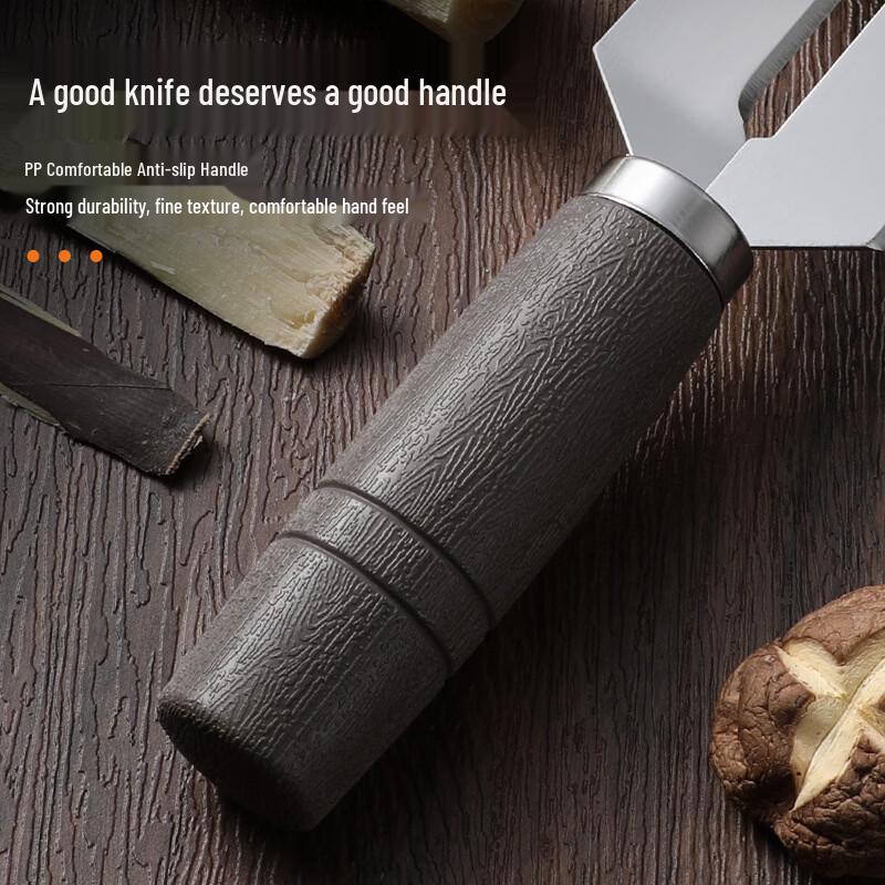 Dual-use Stainless Steel Sugarcane and Fruit Peeler