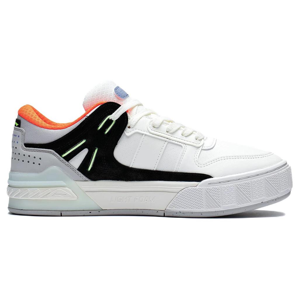 New LiNing Dawn Light Morning Glow Lightweight And Wear resistant Low Top Skateboard Shoes Bellflower Grey AGCS353-1