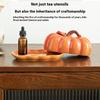 Pumpkin-Shaped Cheese Board Thanksgiving Table Orange Countertop Multi-Purpose Dish Halloween Ceramics Halloween for