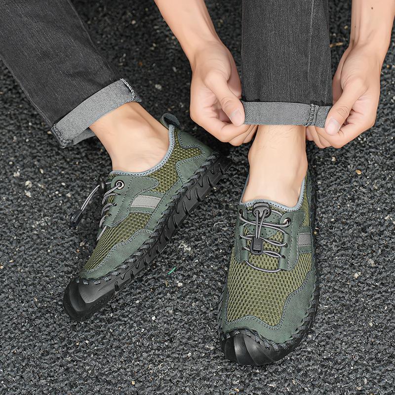 2025 Sommer Herren Sportschuhe Übergröße 48 Atmungsaktives Mesh Outdoor Sneaker Herren Rutschfeste Walking Schuhe Mann zapatillas de hombre