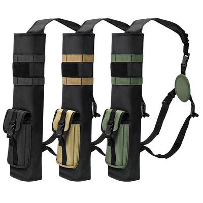 Boogschietkoker met Molle-systeemvak, lichtgewicht pijlhouder, multifunctionele verstelbare pijltas voor schietsport en jacht.