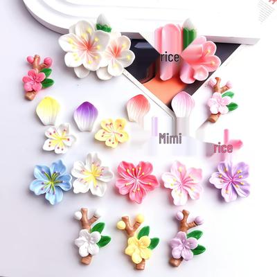 Sweet Peach & Cherry Blossom Hair Clips and Accessories Set