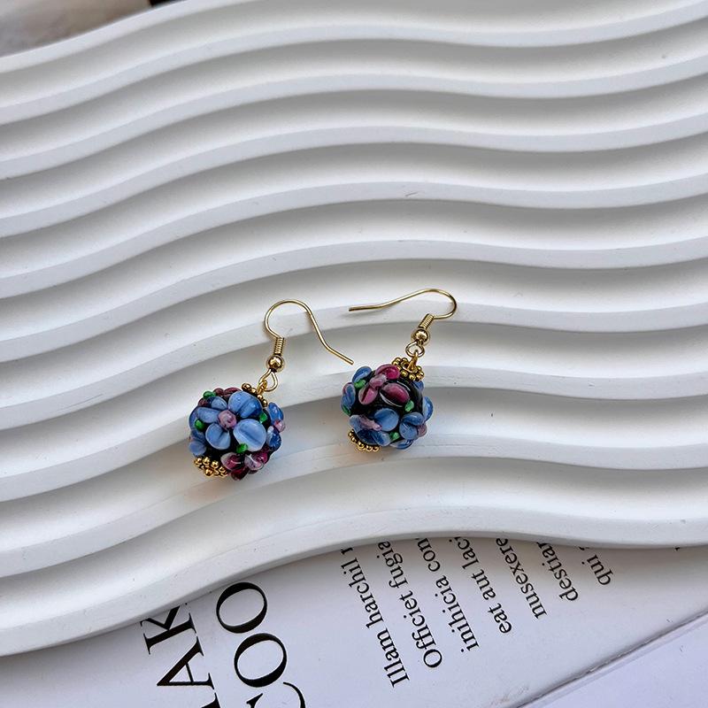 

Винтажное Муранское Пирожное, Глазированное Малиновой Глазурью, Ожерелье-Браслет с Подвеской в Виде Летающей Тарелки, Крючок для Серег, Средневековый