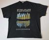 Gildan Fear Factory Band T-Shirt, Modell "Edgecrusher", Schwarz, Herrengröße: 2XL Unisex T-Shirt
