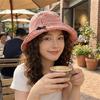Gingham Check Plaid Bucket Hat Casual Fisherman Hat Stylish Wide Brim Sun Hat  Beach