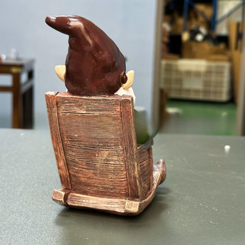 Dwarf Rocking Chair Dwarf Resin Handicrafts Country OrnamentsDesign Home Decorations Courtyard Decoration
