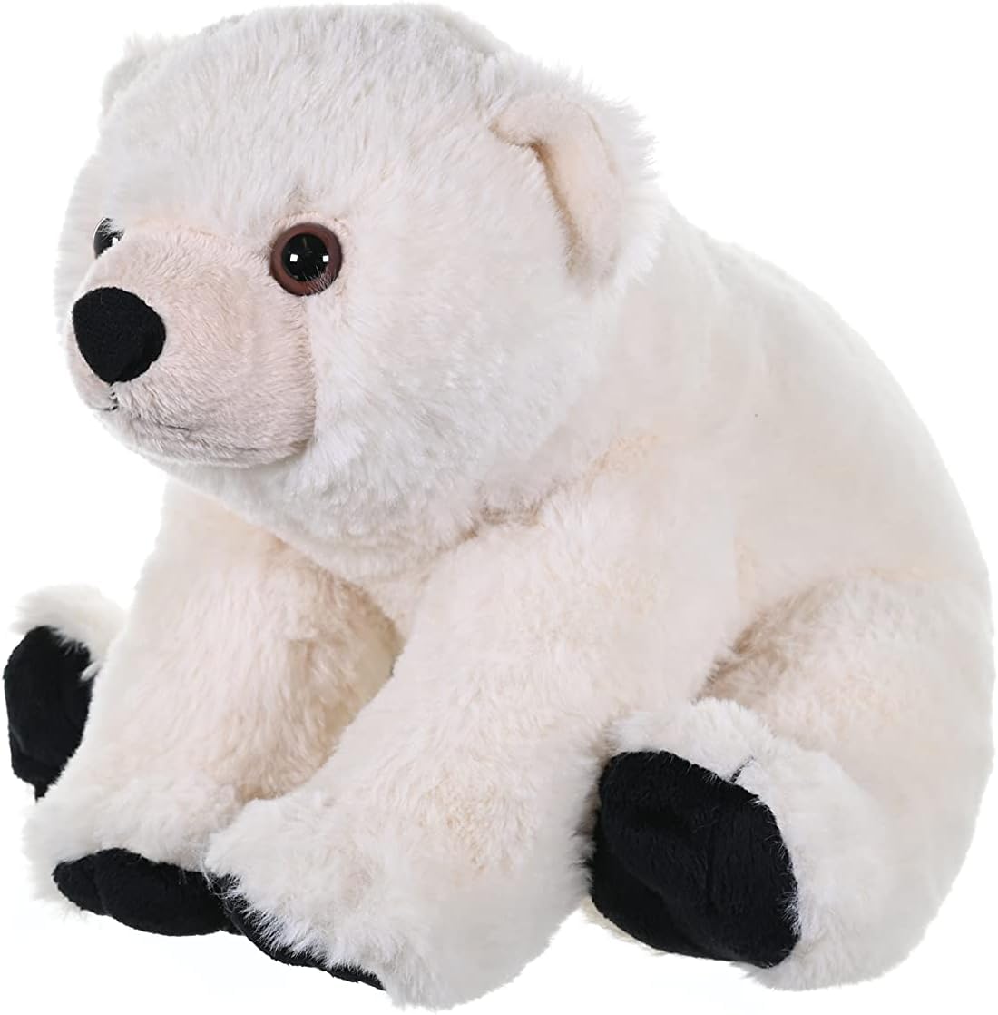 

Wild Republic Polar Bear Plush Toy - Soft Material, Gift - W25 x D28 x H24cm