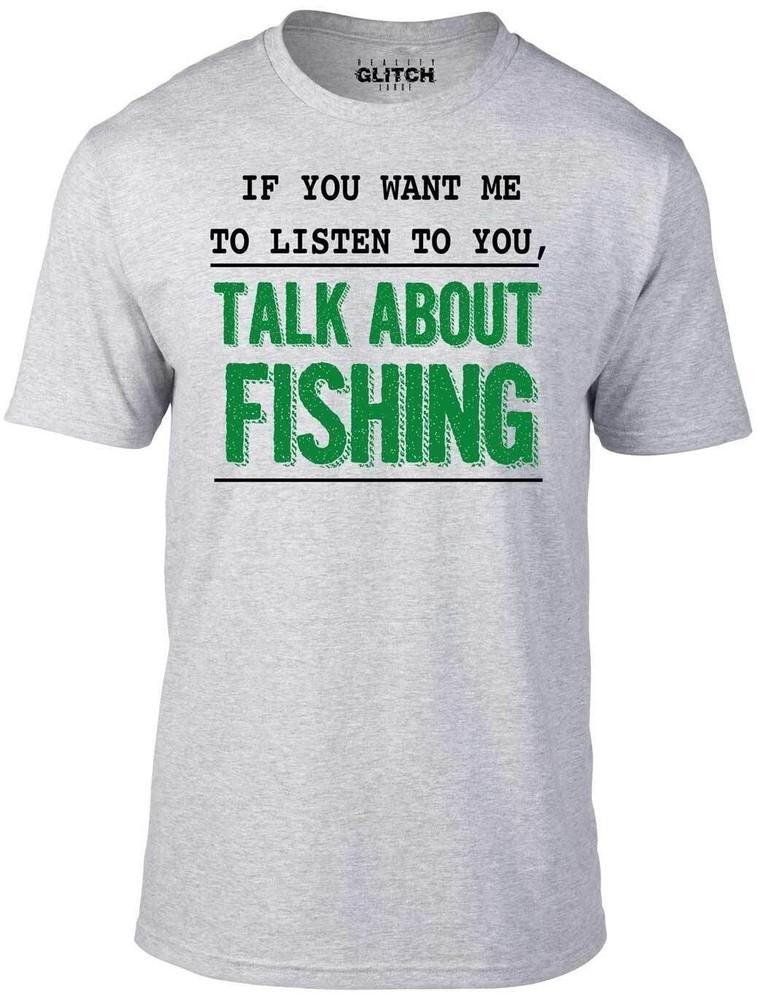 Pokud chceš, abych poslouchal, rybářské tričko – Vtipné retro rybářské tričko