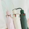 Embroidered Lace Three-Folding Automatic Umbrella Vinyl UV Protection Sunny and Rainy Dual Use Parasol Sun Shade Umbrella