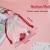 4.0 Heart Silicone Outdoor Doll Storage Case - Transparent, Dustproof, 20cm Protective Pouch