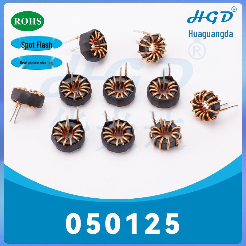 

Silicon-Aluminum Iron Magnetic Ring Inductor - 050125 Series (37-330UH) Toroidal Coil