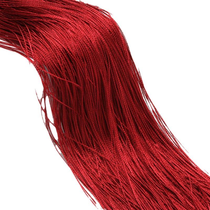 3m Wide Encrypted Silver Wire String Curtain with Tassel - Wedding Decoration & Ceiling Ring