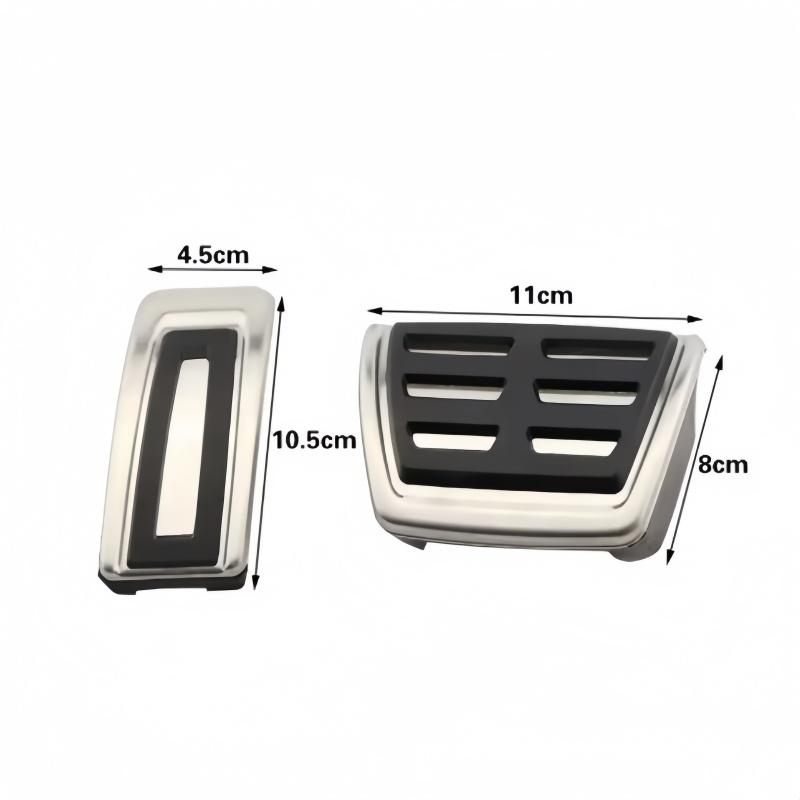 Stainless Steel Pedal Cover for Volkswagen VW Golf 7 8 GTi MK7 Polo A05 Passat B8 Skoda Kodiaq Rapid Octavia 5E 5F A7 2014-2023