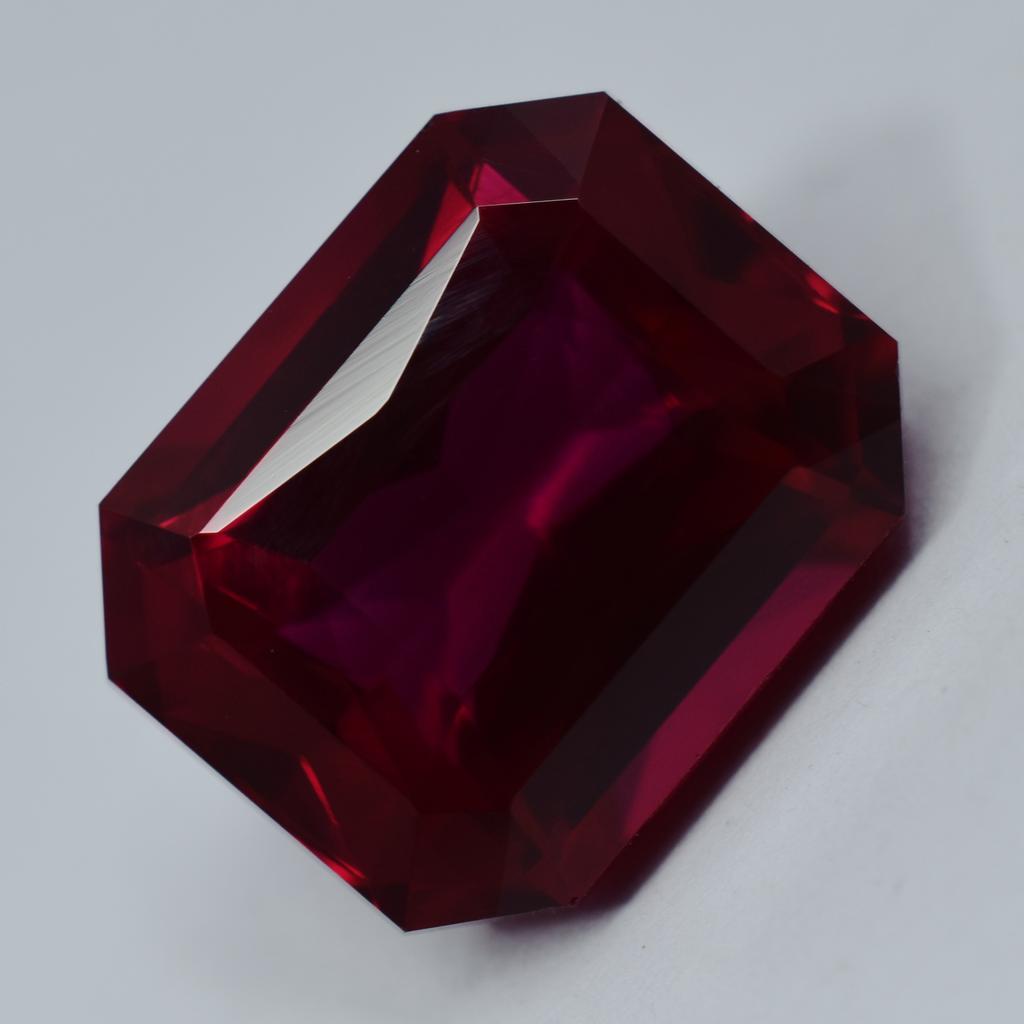 10.00 Ct Top Quality Of Natural Red Ruby Emerald Cut Loose Gemstone