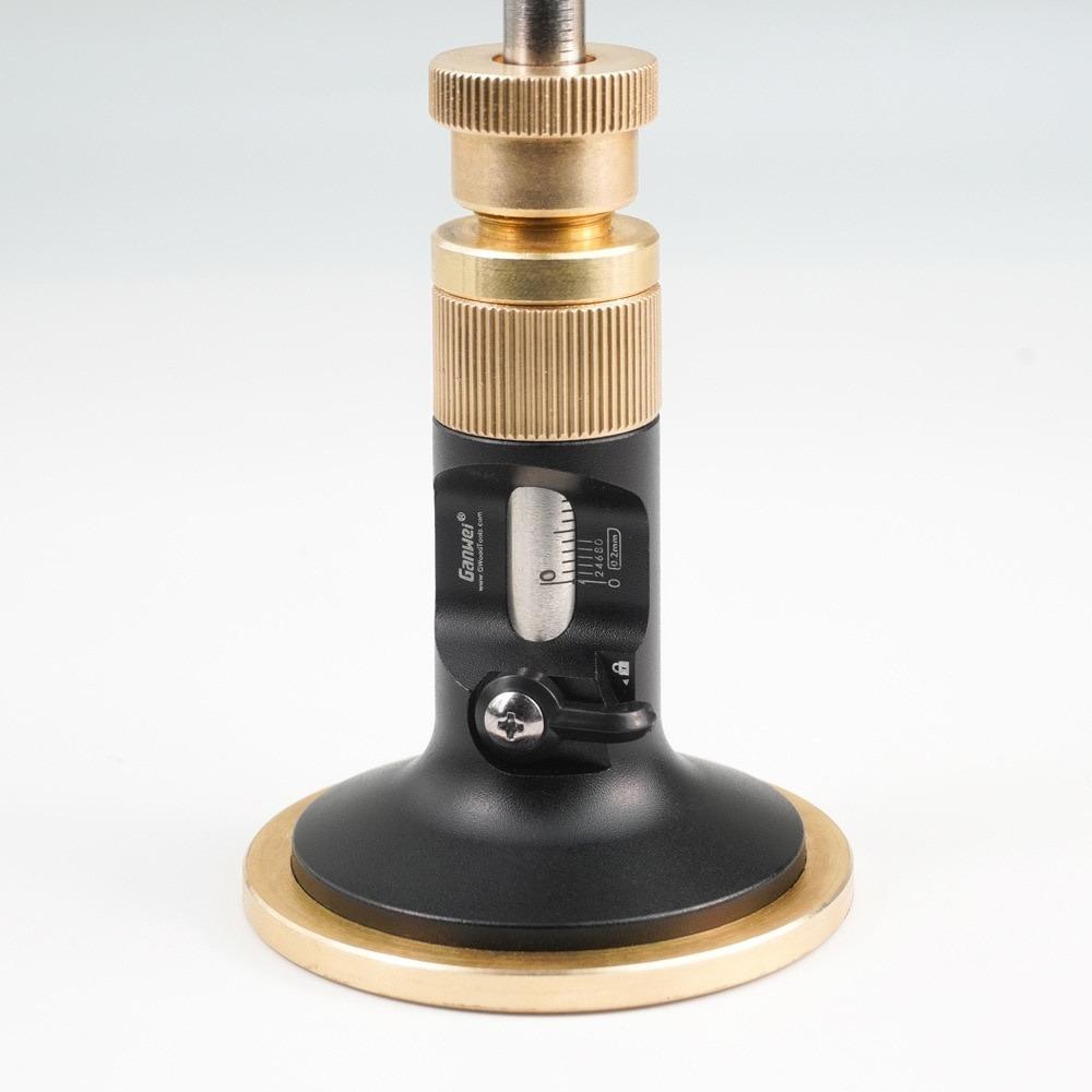 Calibre de marcare a roților Scriber de marcare pentru prelucrarea lemnului cu 2 tăietori de înlocuire Bară de metal solid Instrument de marcat pentru lemn pentru dulgher