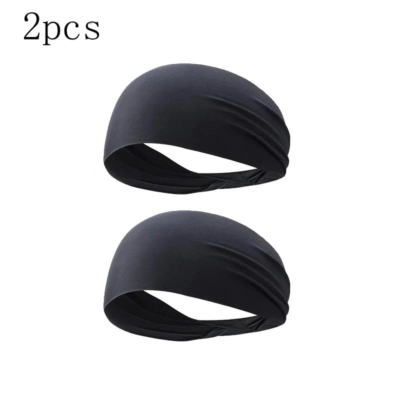 1-8PC sweatband for men women elastic sport hairbands head band yoga headbands headwear headwrap sports workout hair accessories
