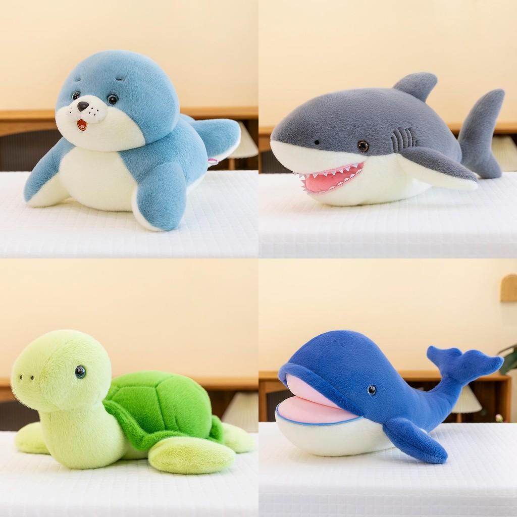 Shark Stuffed Big Animal Sea Animal Sea Turtle Seal Kid Sleeping Sofa Cushion
