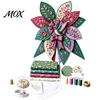 Kits de Costura Completos con Instrucciones Parche Grande Patchwork Kit DIY, Granja de Tela Estilo Retro Decoraciones Puerta Animal Artesanía Kit para