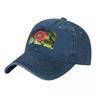 Red Sunflower Baseball Cap Snap Back Hat Fashionable Hat Baseball Cap Cosplay Unisexs Hats Womens