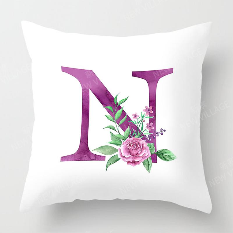 Nordic Fall Home Decor Autumn Throw Pillow Case Sofa Cushion Cover Modern 45X45Cm 45*45 50X50 60X60Cm 40*40Cm 35X35 Letter