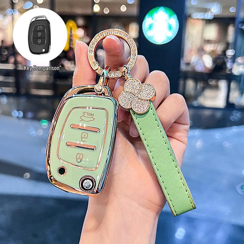 Beijing Hyundai Elantra, New Verna, Celesta Folding Key Cover for Women